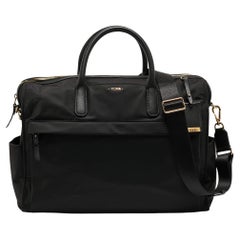 TUMI Black Nylon Voyager Bag