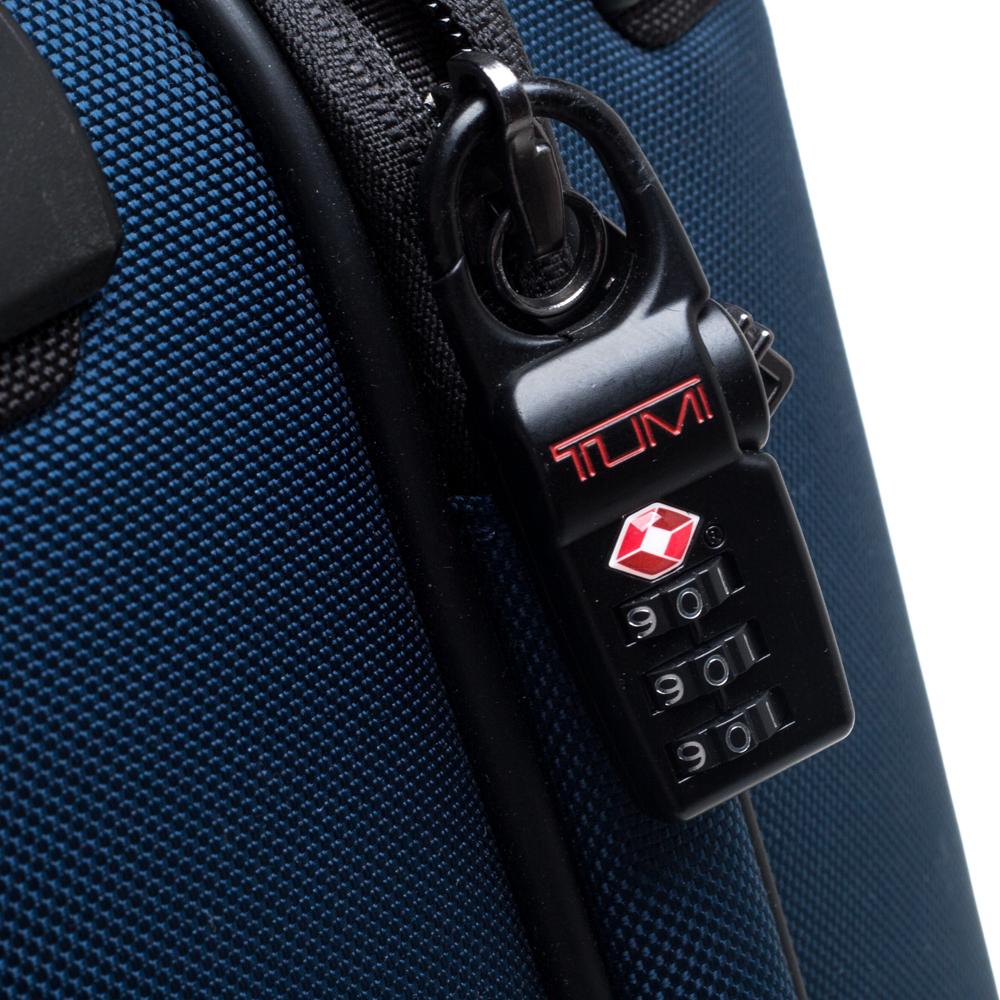 TUMI Blue/Black Nylon Gen 4.2 Lightweight International Carryon Luggage 7