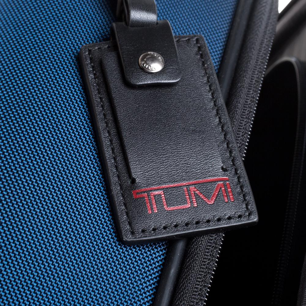 TUMI Blue/Black Nylon Gen 4.2 Lightweight International Carryon Luggage 8