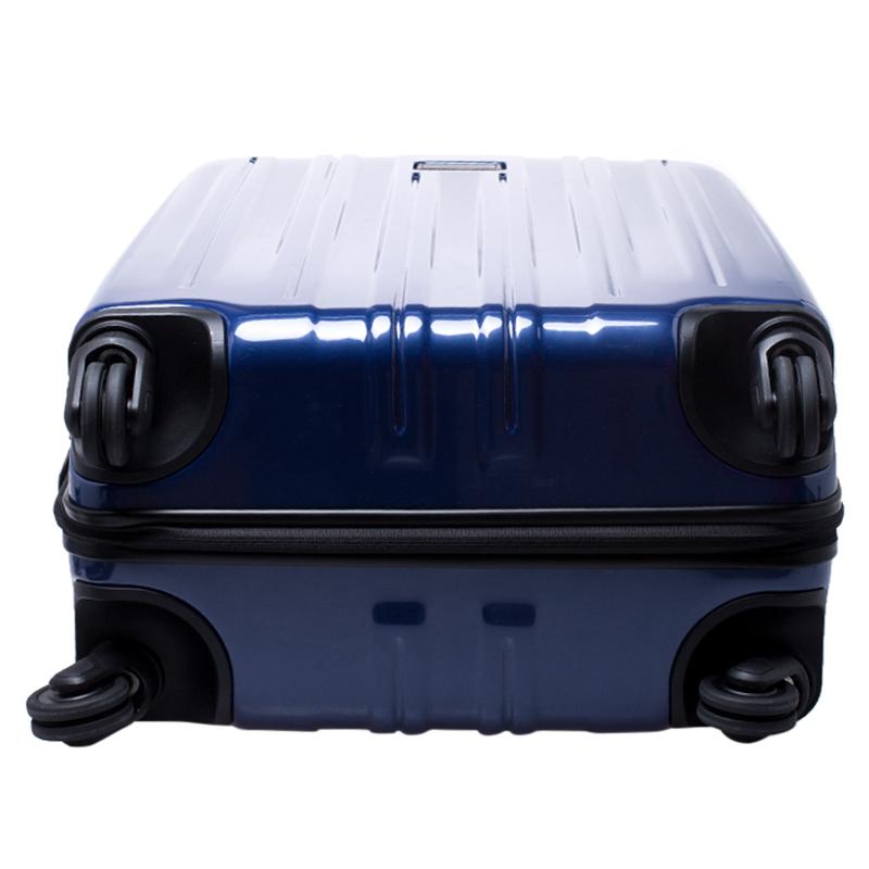 TUMI Blue PVC V3 Rolling Suitcase 1