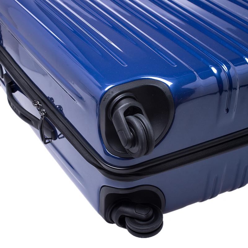 TUMI Blue PVC V3 Rolling Suitcase 2