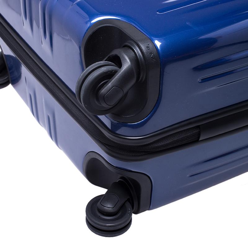 TUMI Blue PVC V3 Rolling Suitcase 3
