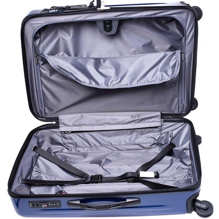 TUMI Blue PVC V3 Rolling Suitcase For Sale at 1stDibs