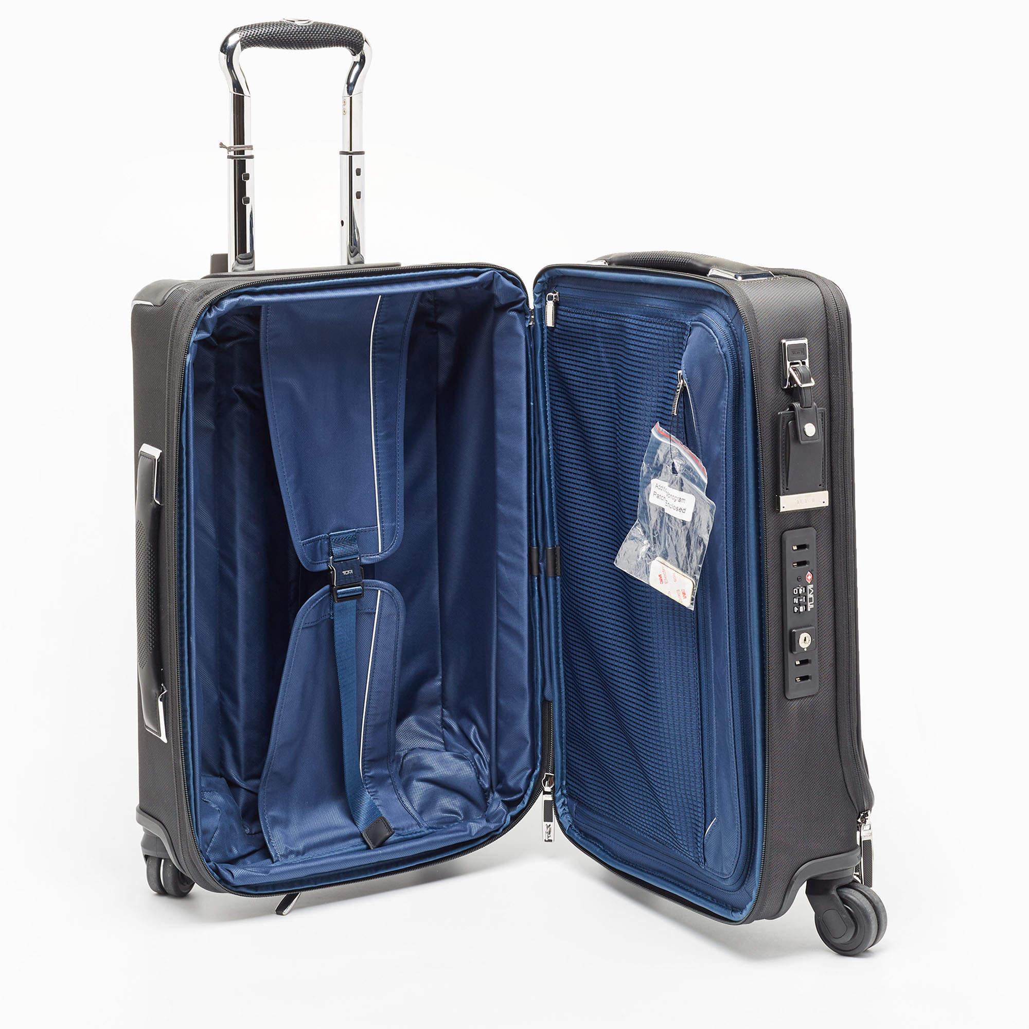 TUMI Dark Grey Nylon 4 Wheeled Dual Access Arrive Carry-On Luggage 5
