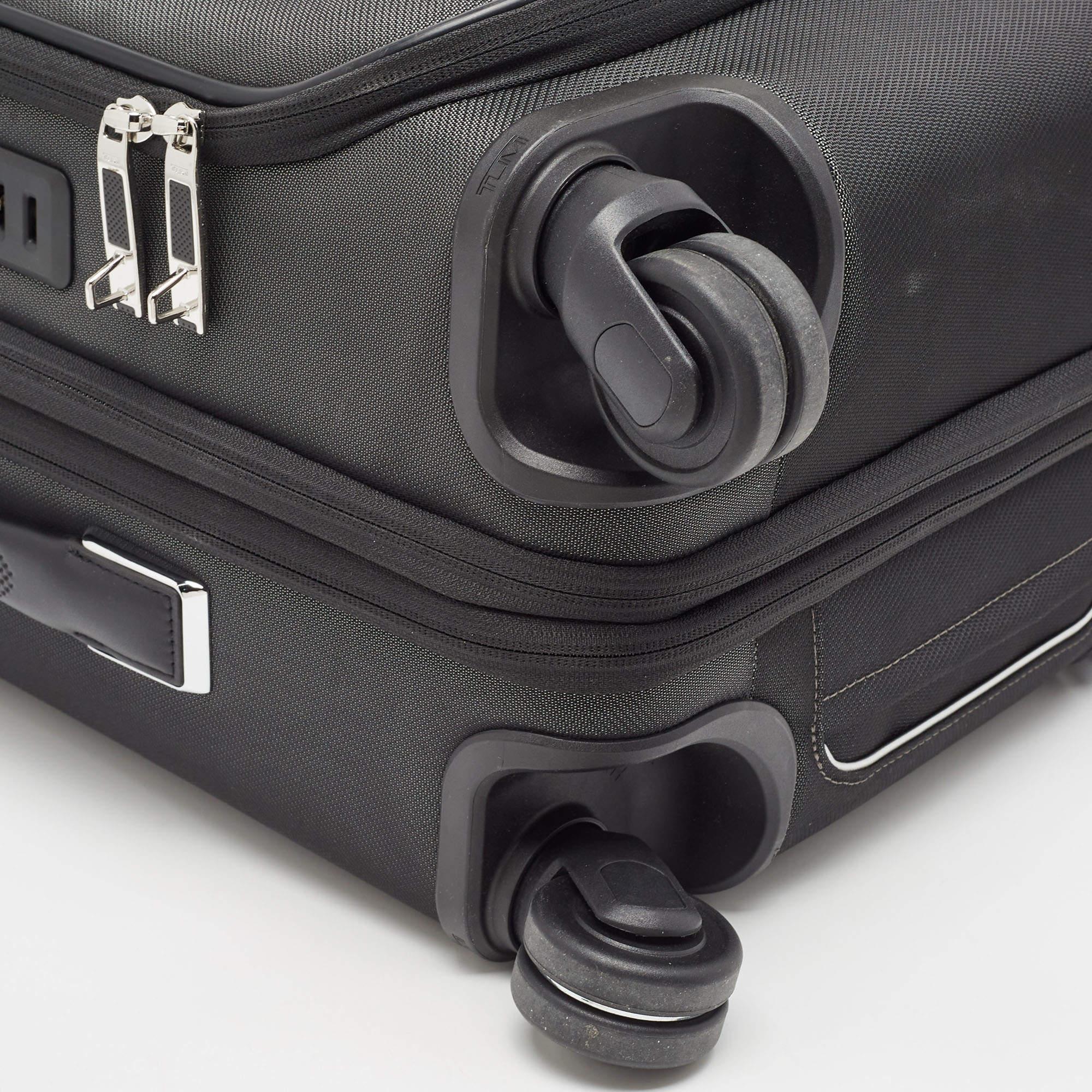 TUMI Dark Grey Nylon 4 Wheeled Dual Access Arrive Carry-On Luggage 12