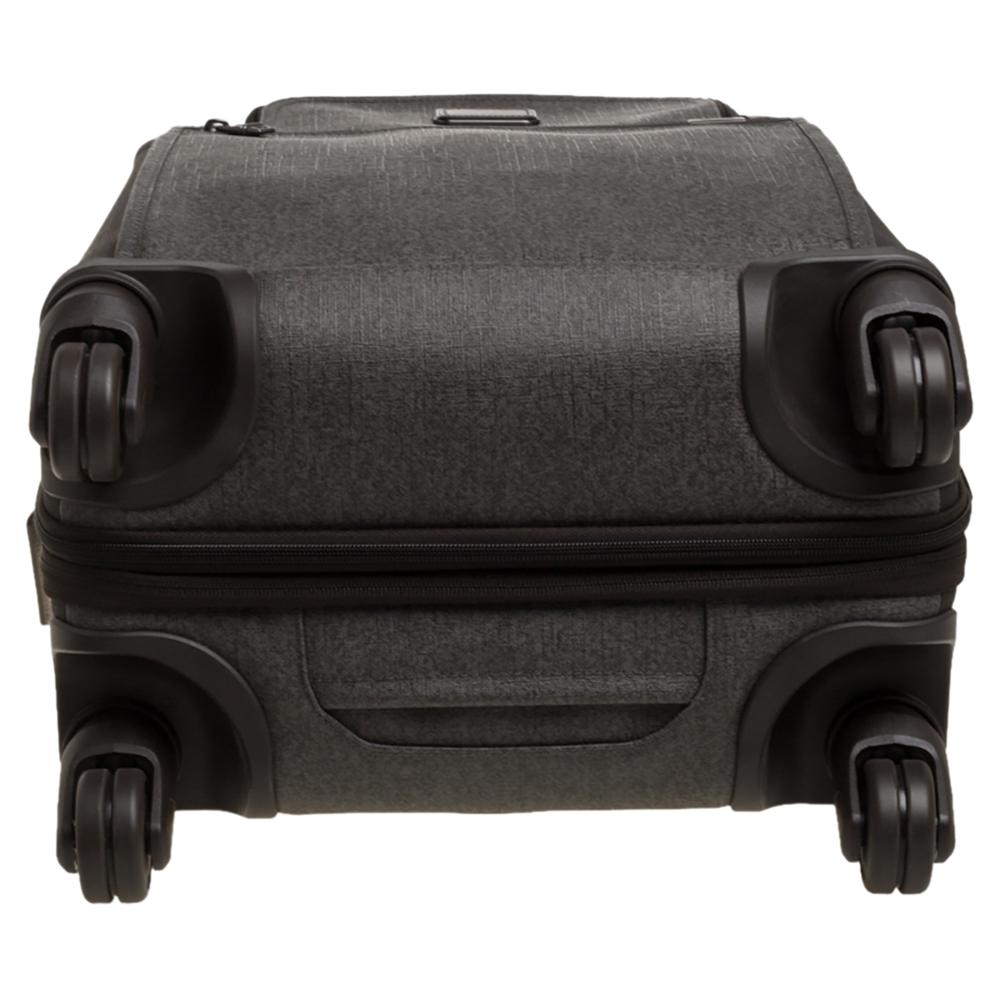Tumi Grau/Braun PVC Alpha 2 Continental Expandable 4 Wheel Carry On Gepäck Herren