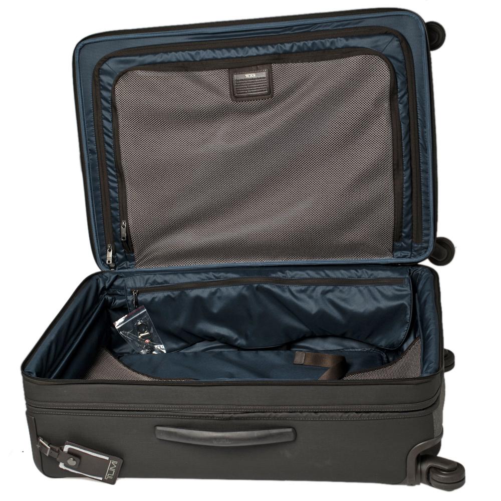 TUMI Grey/Brown PVC Alpha 2 Medium Trip Expandable 4 Wheel Packing Case Luggage 1