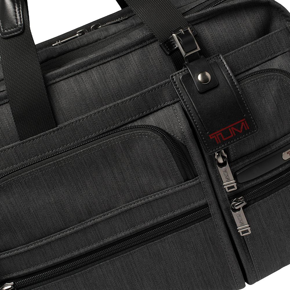 TUMI Grey Nylon Gen 4.2 Expandable Organizer Laptop Briefcase 1