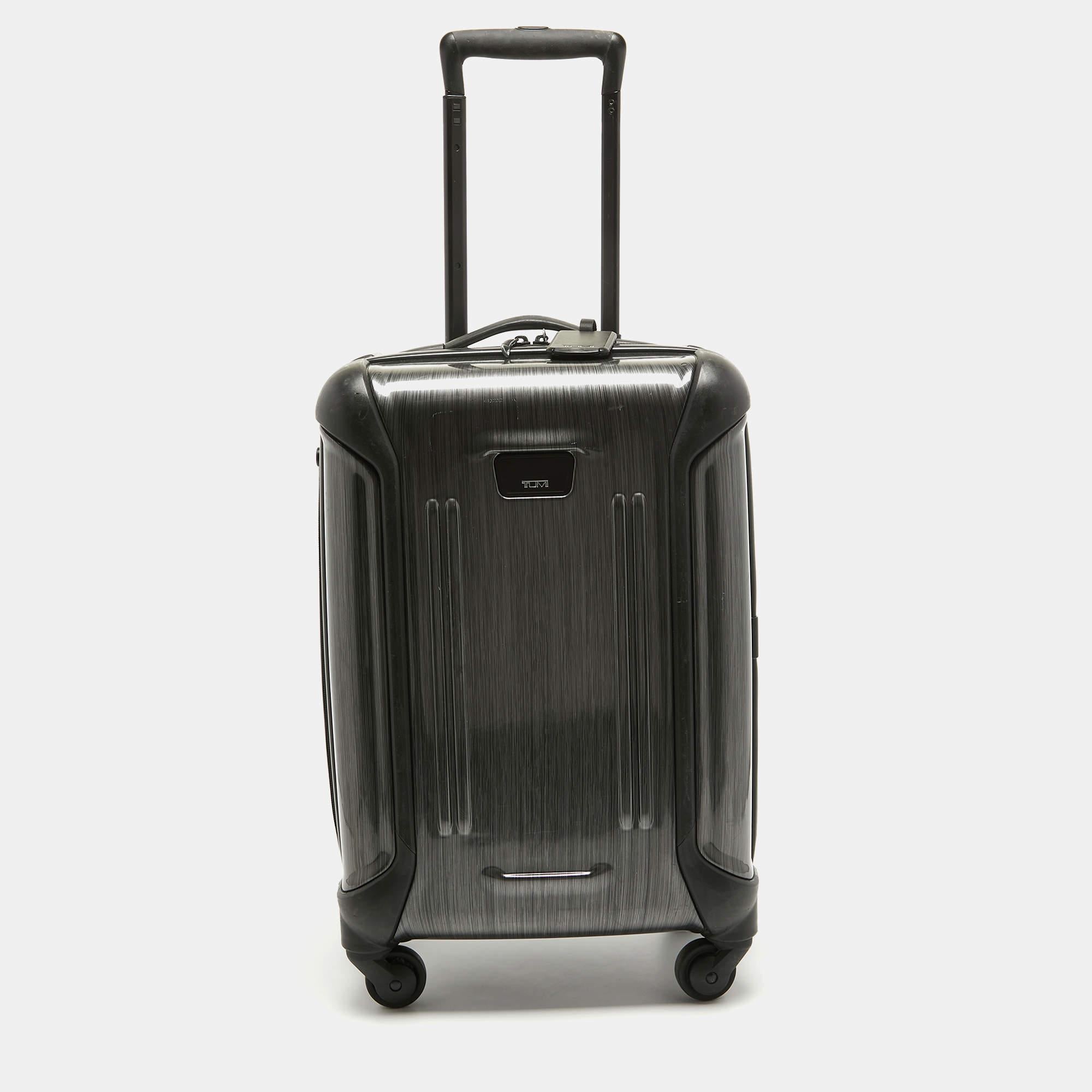 Tumi Grey Polycarbonate Vapor Carry On Luggage 50 7