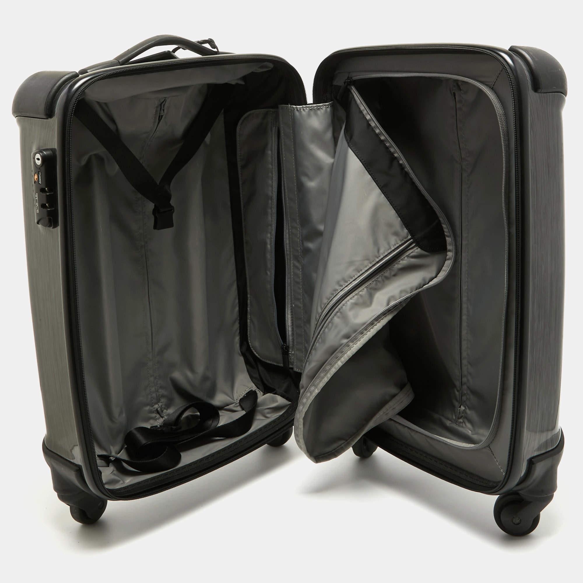 Tumi Grey Polycarbonate Vapor Carry On Luggage 50 4