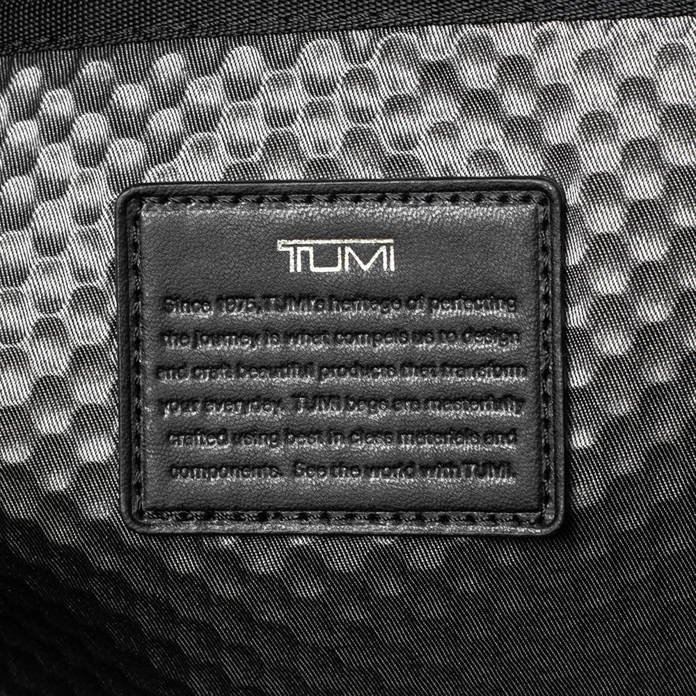 TUMI Metallic Brown/Black Leather Alpha Bravo Andersen Slim Commuter Briefcase 3