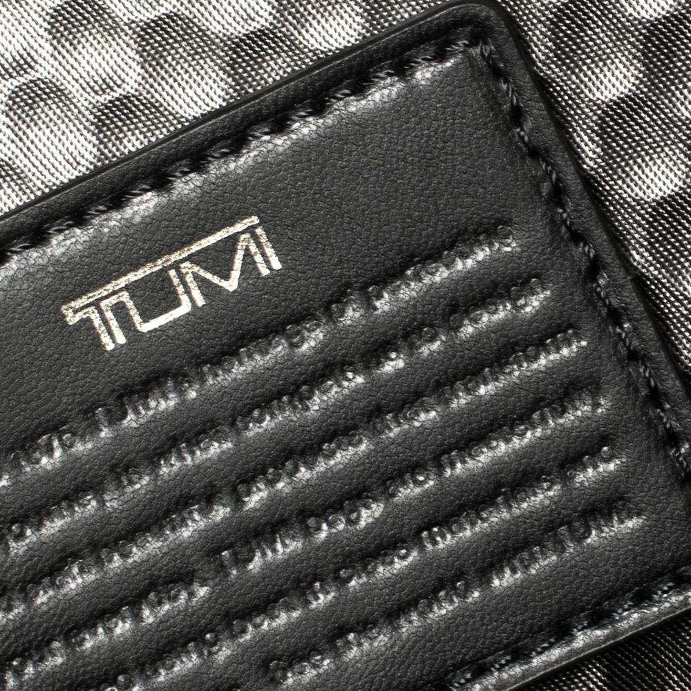TUMI Metallic Brown Leather Alpha Bravo Andersen Slim Commuter Briefcase 1
