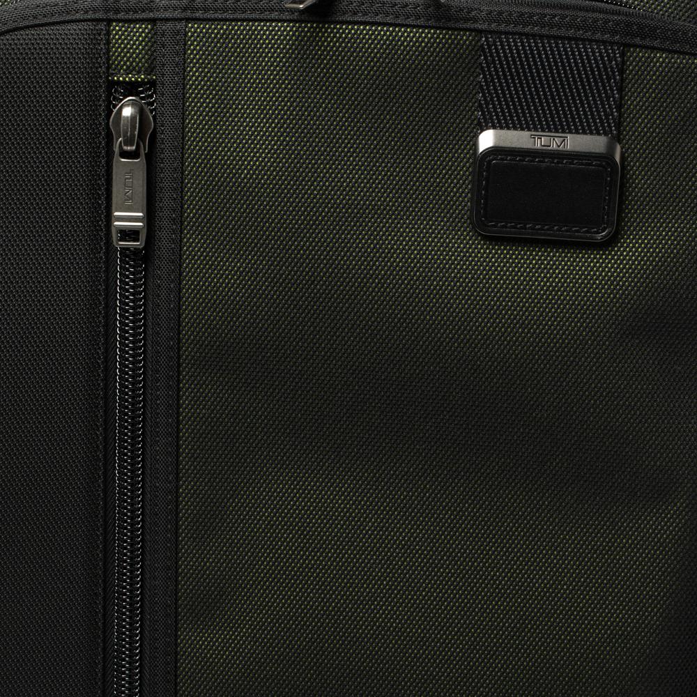 Men's TUMI Metallic Ombre Green/Black Mesh and Nylon Merge Expandable Trolley Suitcase