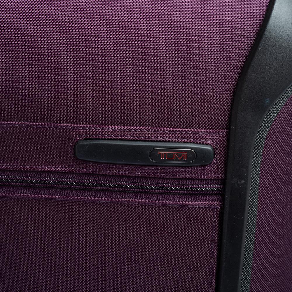 Black TUMI Purple Nylon Medium Gen 4.2 Lightweight Trip Packing Case Luggage