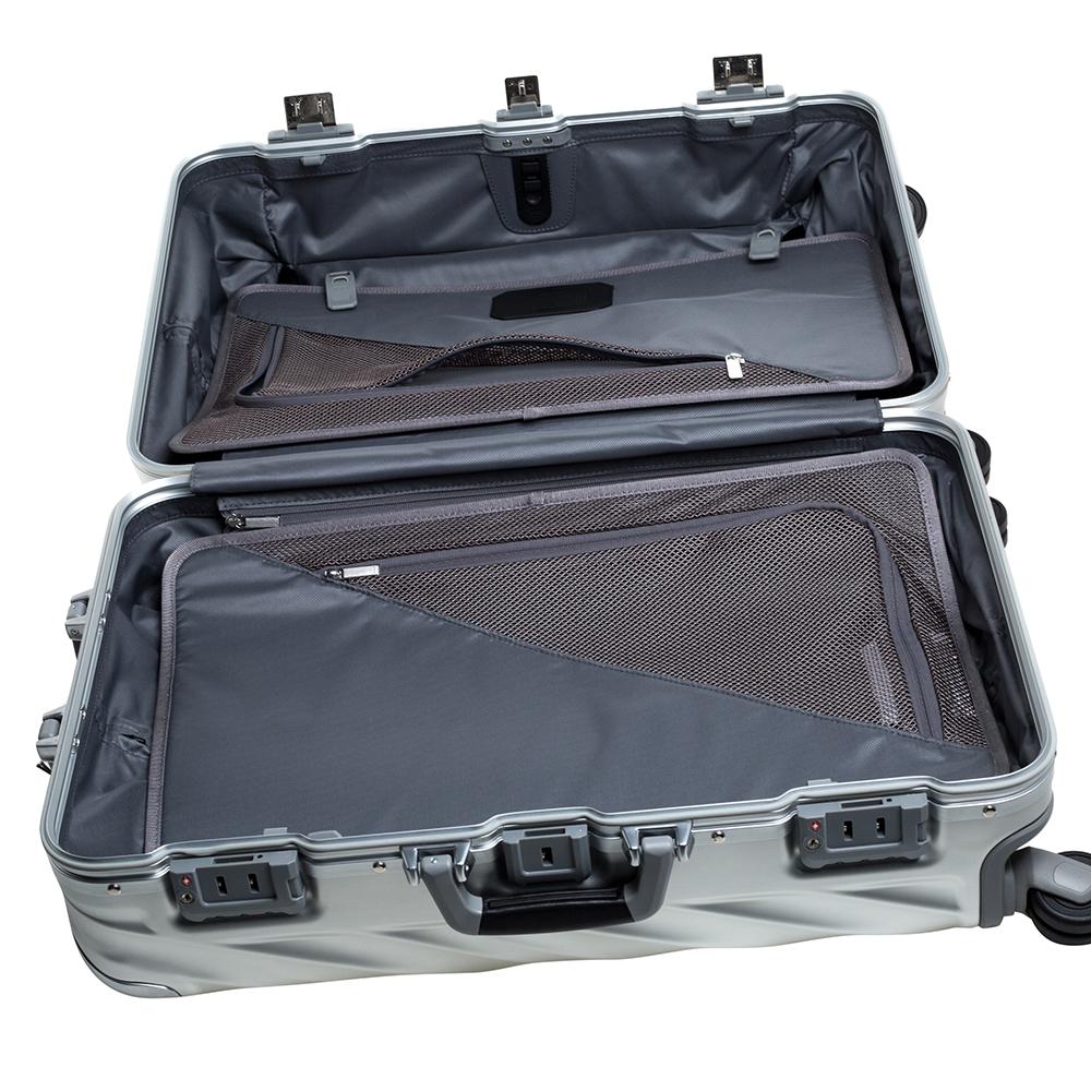 Men's TUMI Silver 19 Degrees Aluminum Extended Trip Packing Case
