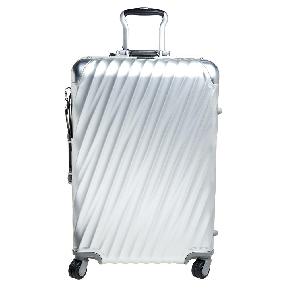 TUMI Silver 19 Degrees Aluminum Extended Trip Packing Case