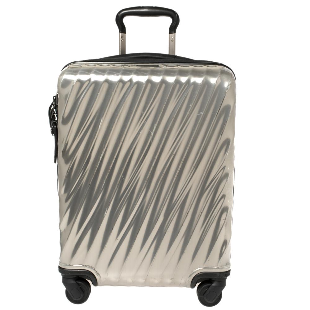 TUMI Sliver Polycarbonate 19 Degree International Carry On Luggage