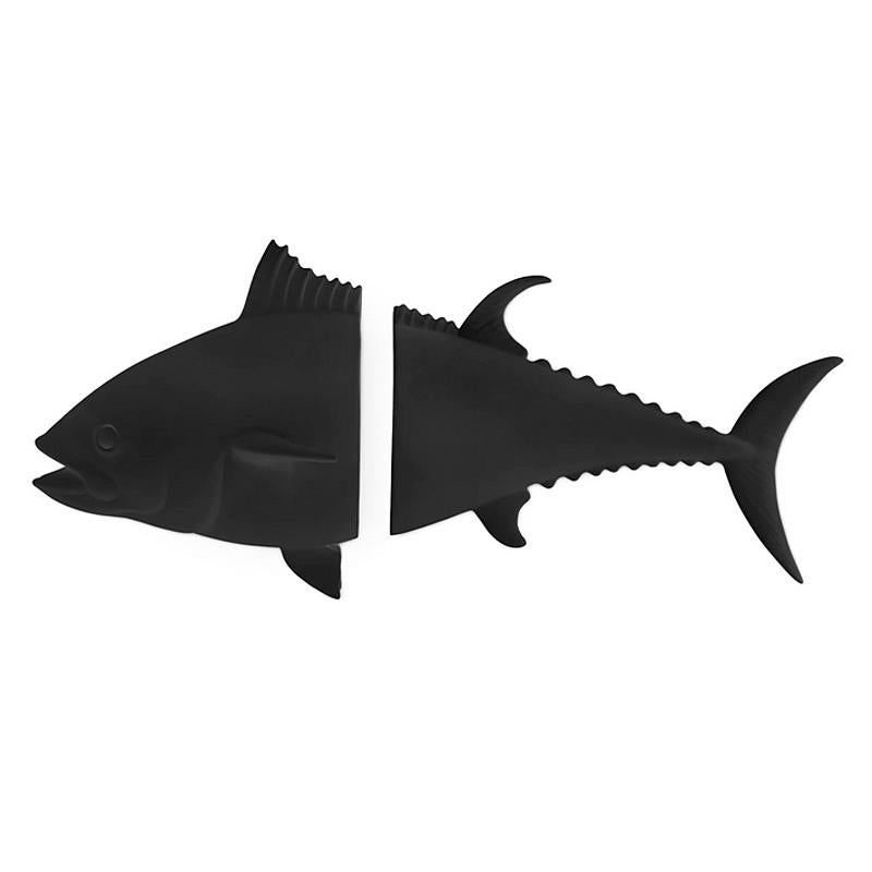 Cast Tuna Wall Decoration in Ceramic in Gold or Silver or Black or White Finish For Sale