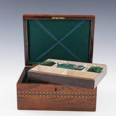 Tunbridge Ware - A Fine Sewing Box with Isometric Cubes, c1850