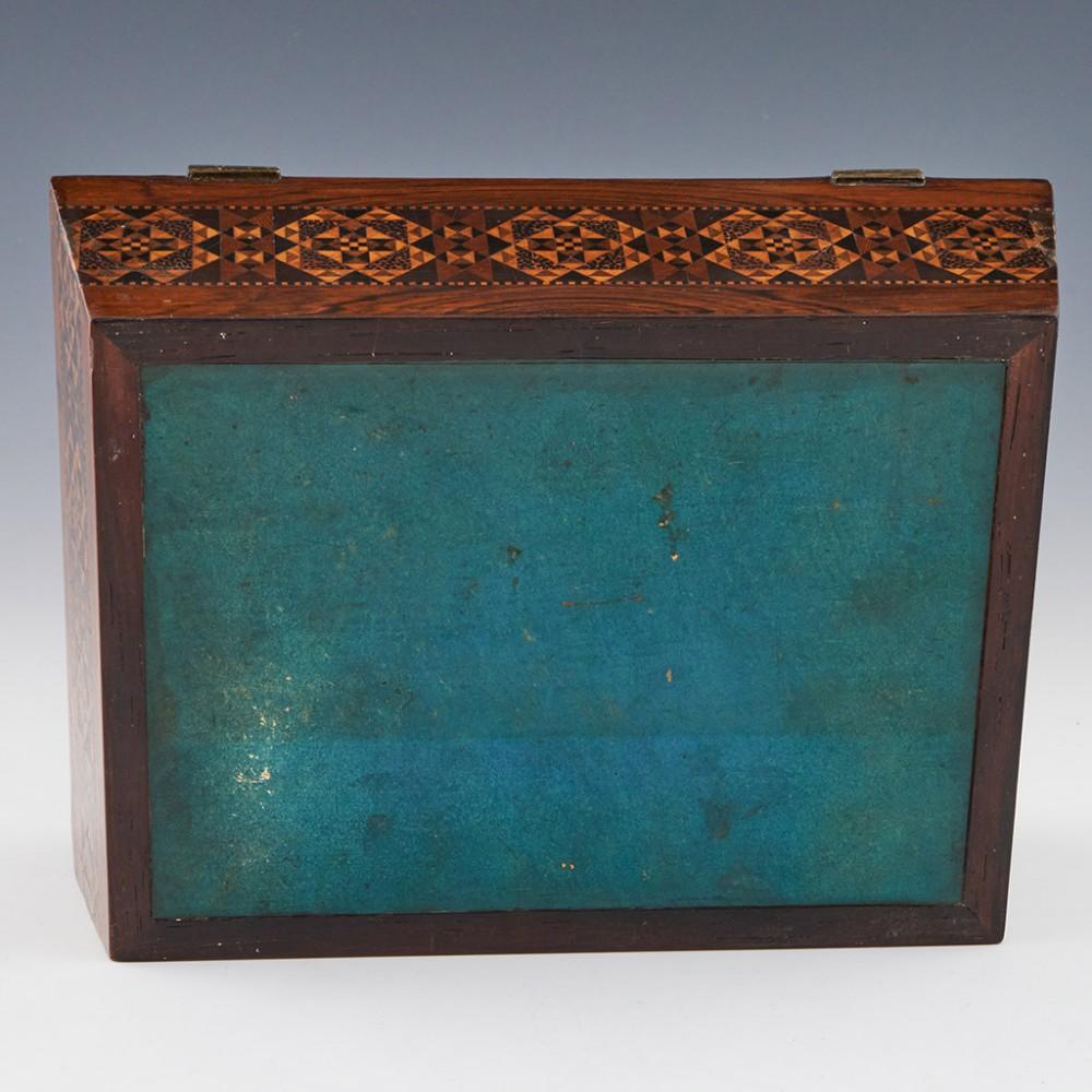 Tunbridge Ware - A Very Finely Decorated Sewing Box, c1840 For Sale 2