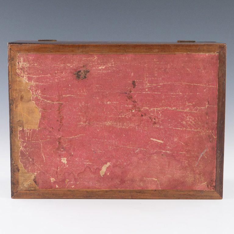 Tunbridge Ware Box with Image of Tonbridge Castle c1840 For Sale 3