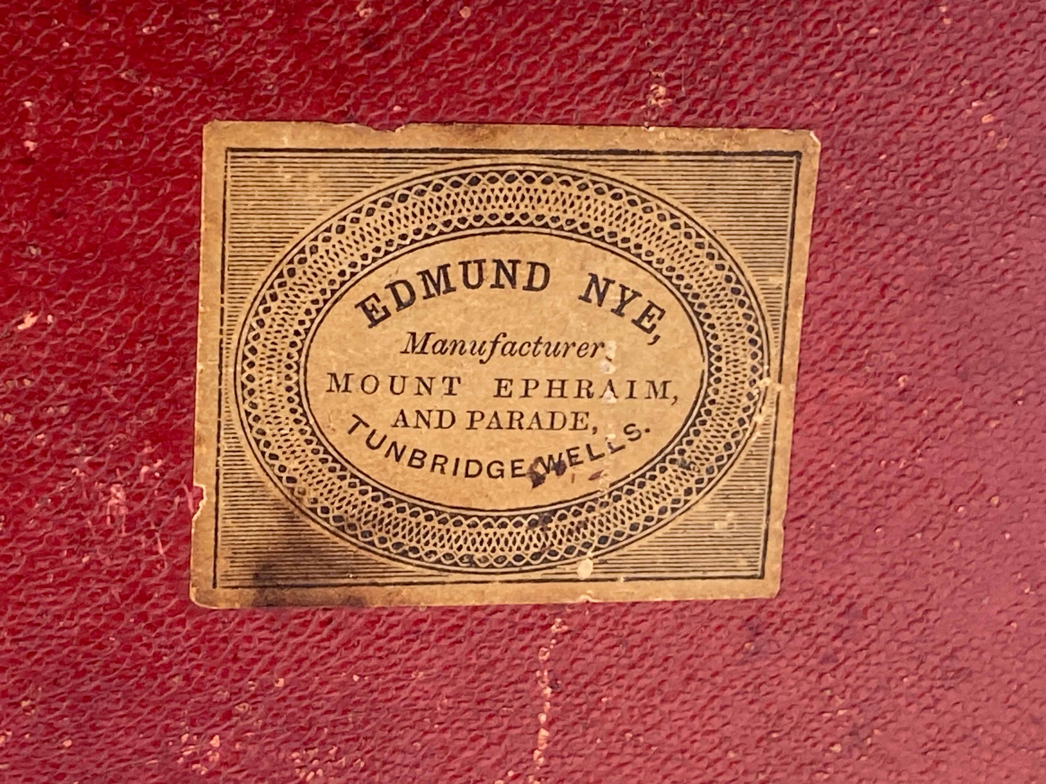 Tunbridge Ware Correspondence Box by Edmund Nye 19th Century For Sale 2
