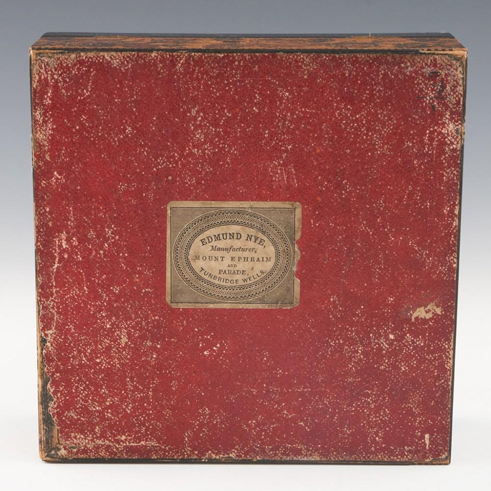 Tunbridge Ware Handkerchief Box Edmund Nye, circa 1860 For Sale 1