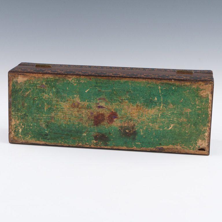 Tunbridge Ware Glove Box Attributable to Burrows c1845 For Sale 3