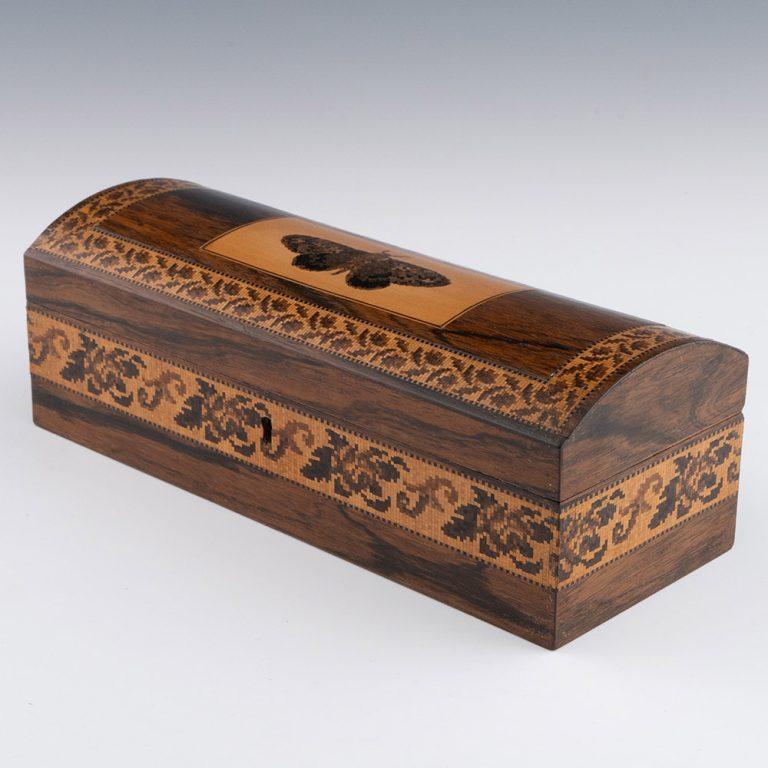 Guantera de Tunbridge Ware de Edmund Nye c1855 en Bueno estado para la venta en Tunbridge Wells, GB