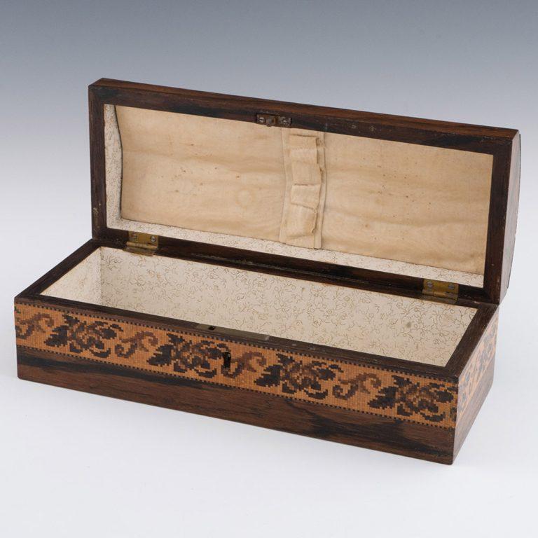 Guantera de Tunbridge Ware de Edmund Nye c1855 en venta 1
