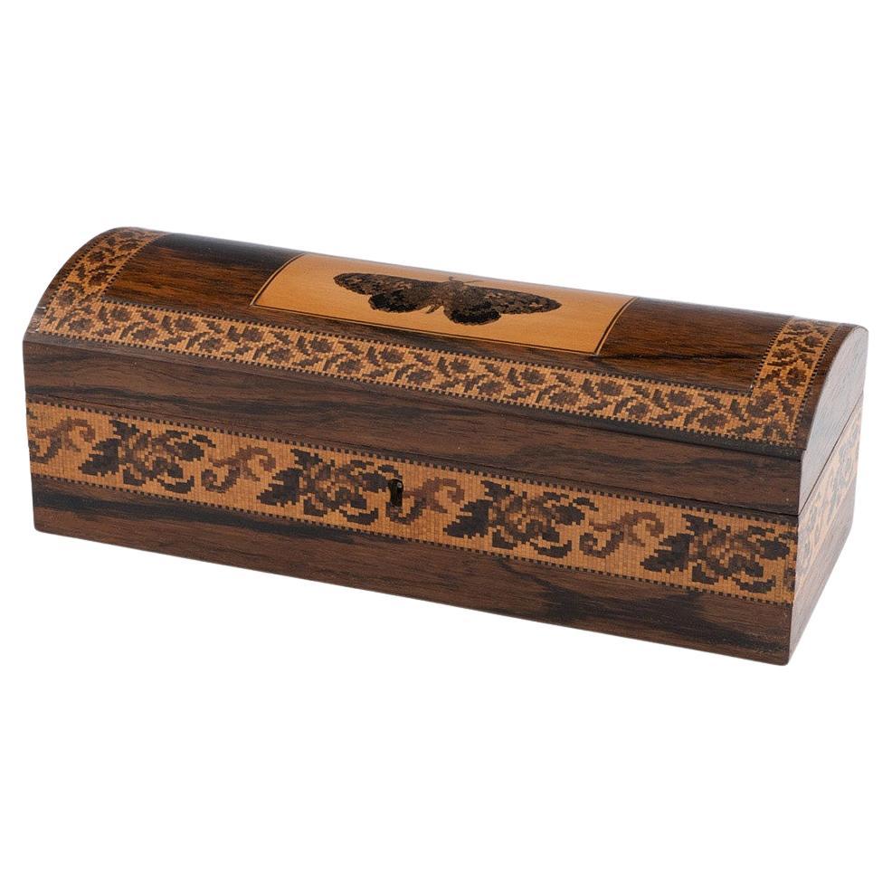 Scatola per guanti di Tunbridge Ware di Edmund Nye del1855 ca.