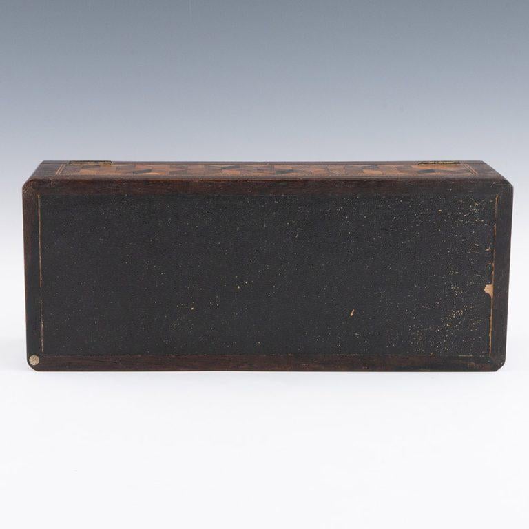 Tunbridge Ware Glove Box Probably by Wise c1860 For Sale 1