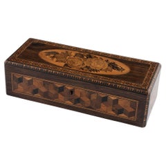 Scatola per guanti di Tunbridge Ware Probabilmente di Wise, 1860 ca.