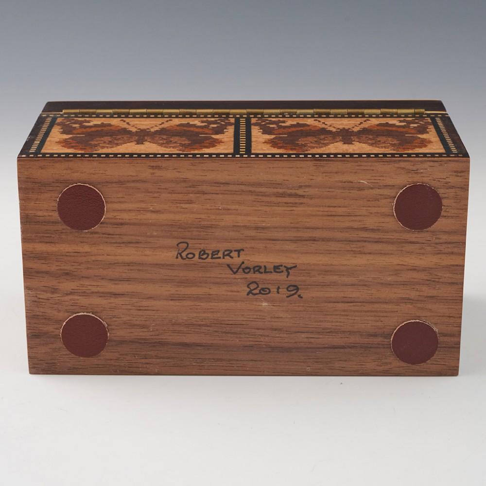 Wood Tunbridge Ware Jewellery Box by Robert Vorley, 2019 For Sale