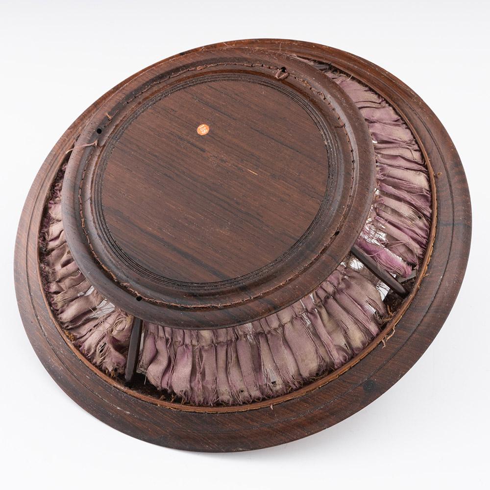Milieu du XIXe siècle Panier à couture Tunbridge Ware d'Edmund Nye, vers 1860 en vente