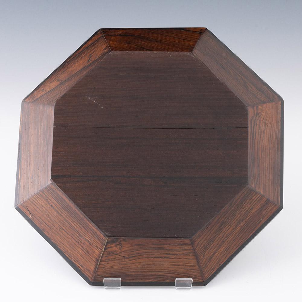 Wood Tunbridge Ware Sewing Basket with Cubework c1875 For Sale