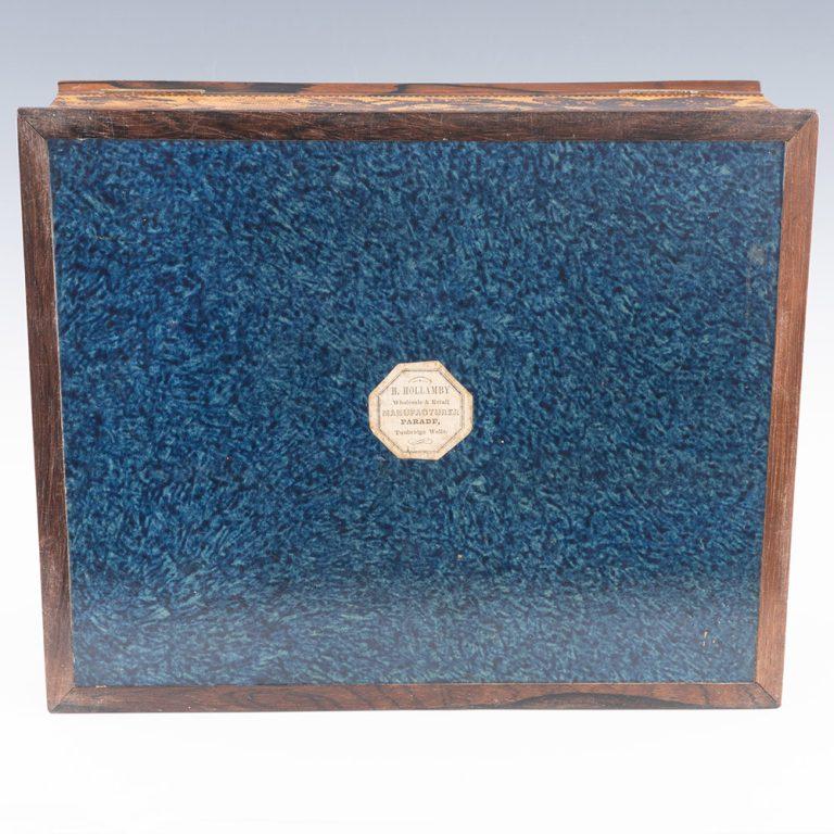 Costurero Tunbridge Ware de Henry Hollamby c1875 en venta 1