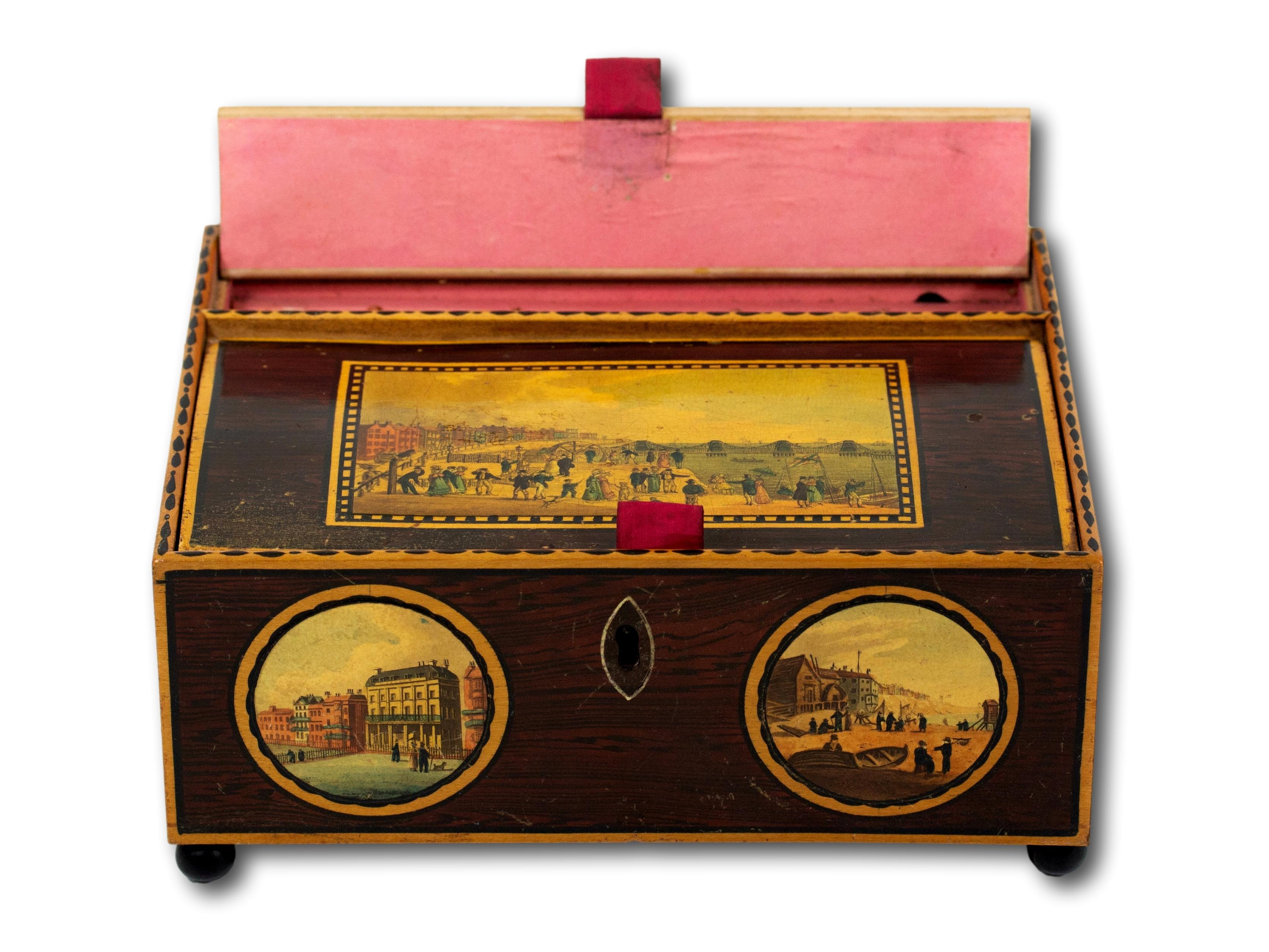 19th Century Tunbridge Ware Sewing Box