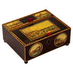 Antique Tunbridge Ware Sewing Box