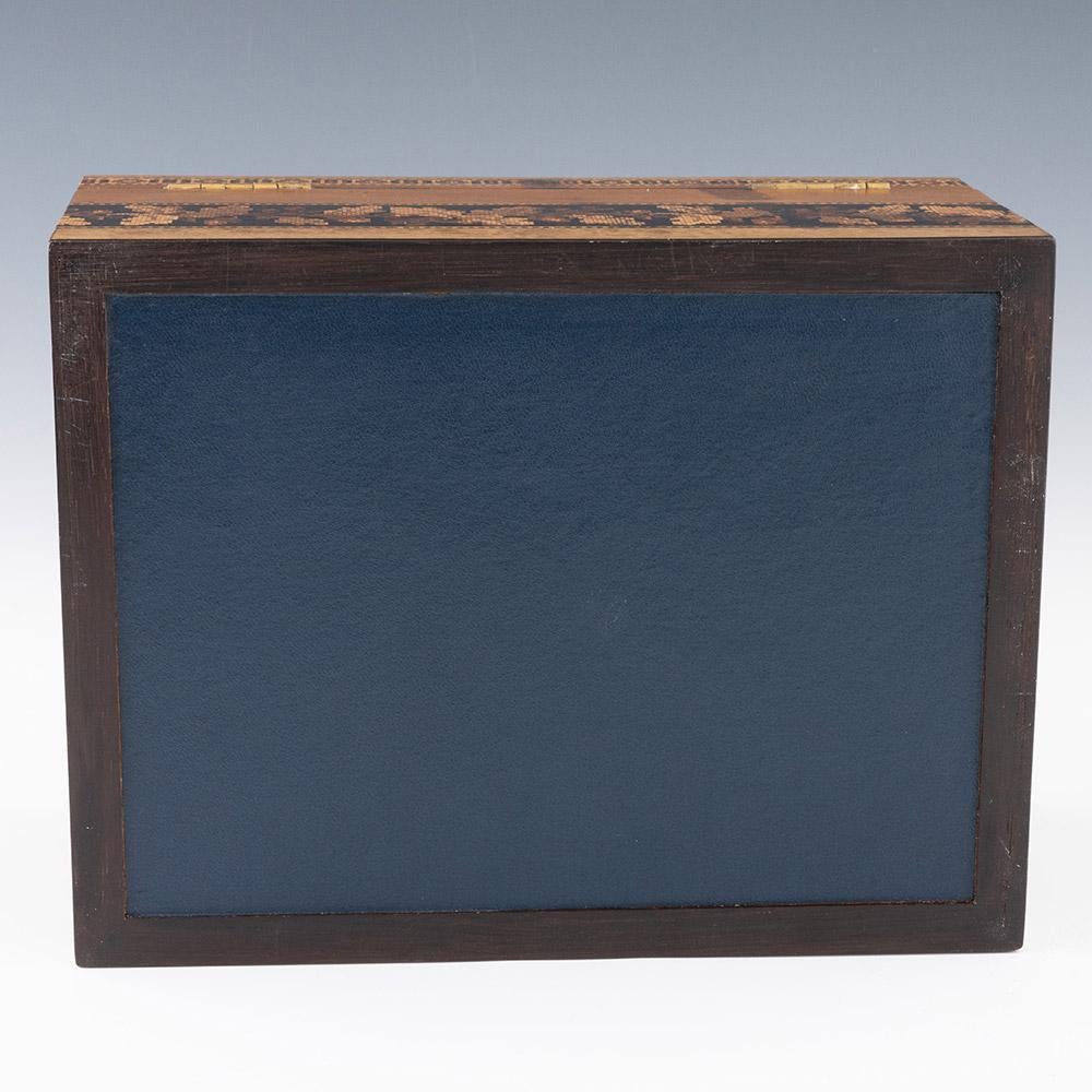 Tunbridge Ware Schreibwarenbox - Mosaik von Shakespeares Geburtshaus um 1870 im Angebot 3