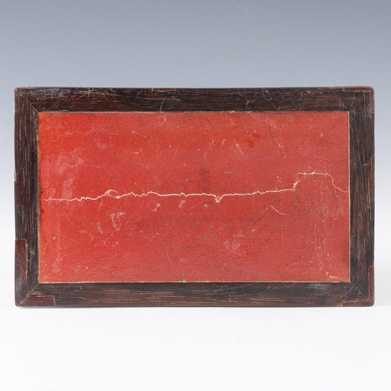 Tunbridge Ware Tea Caddy Battle Abbey Cloisters c1870 For Sale 2