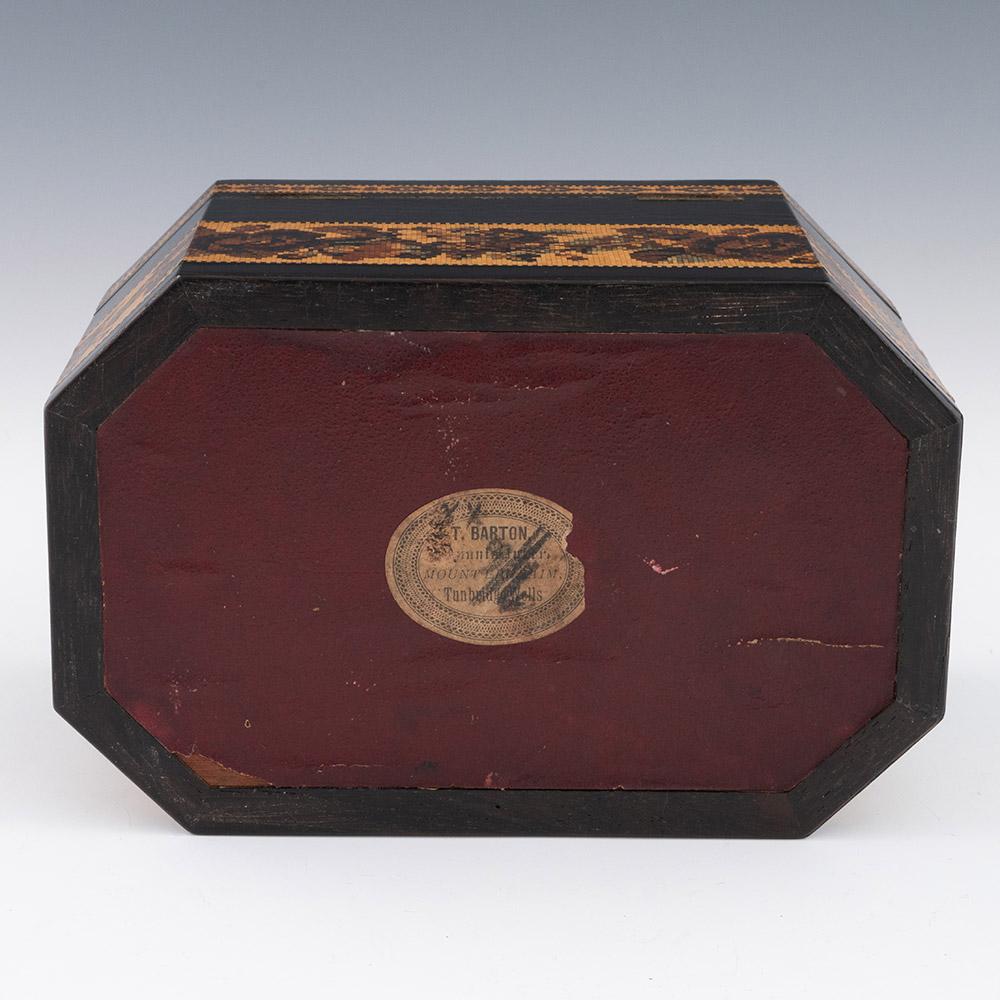 Porta tè Tunbridge Ware di Thomas Barton, 1870 ca. in vendita 3
