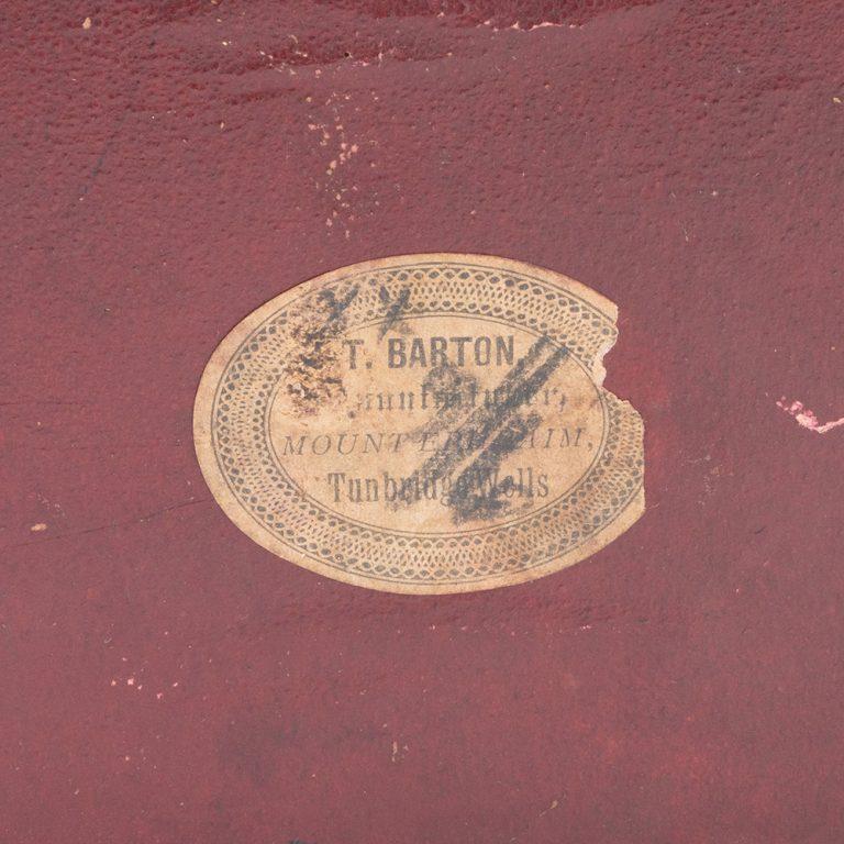 Porta tè Tunbridge Ware di Thomas Barton, 1870 ca. in vendita 4
