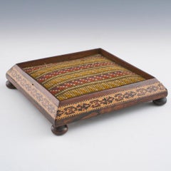 Tunbridge Ware Teapot Stand c1870