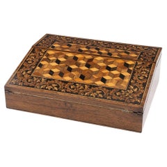 Tunbridge Ware Writing Slope by William Upton c1860