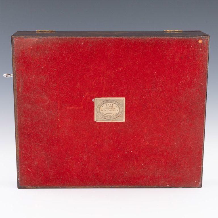Tunbridge Ware Writing Slope with Image of Tonbridge Castle For Sale 3