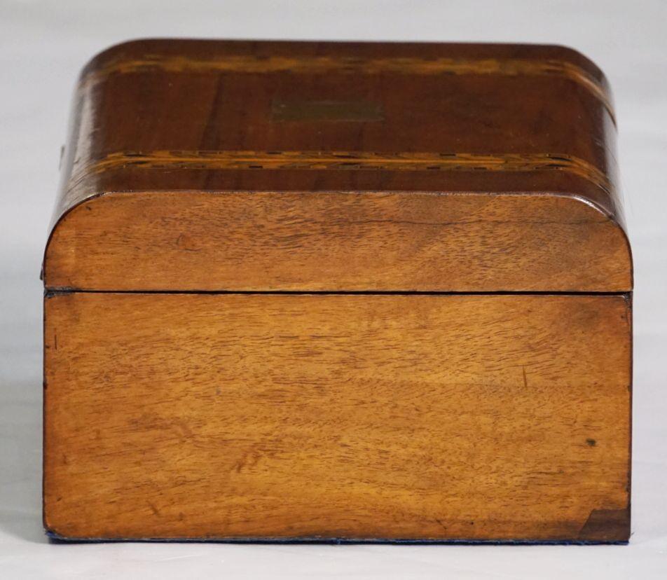 Tunbridgeware Rectangular Box of Inlaid Wood from England For Sale 6