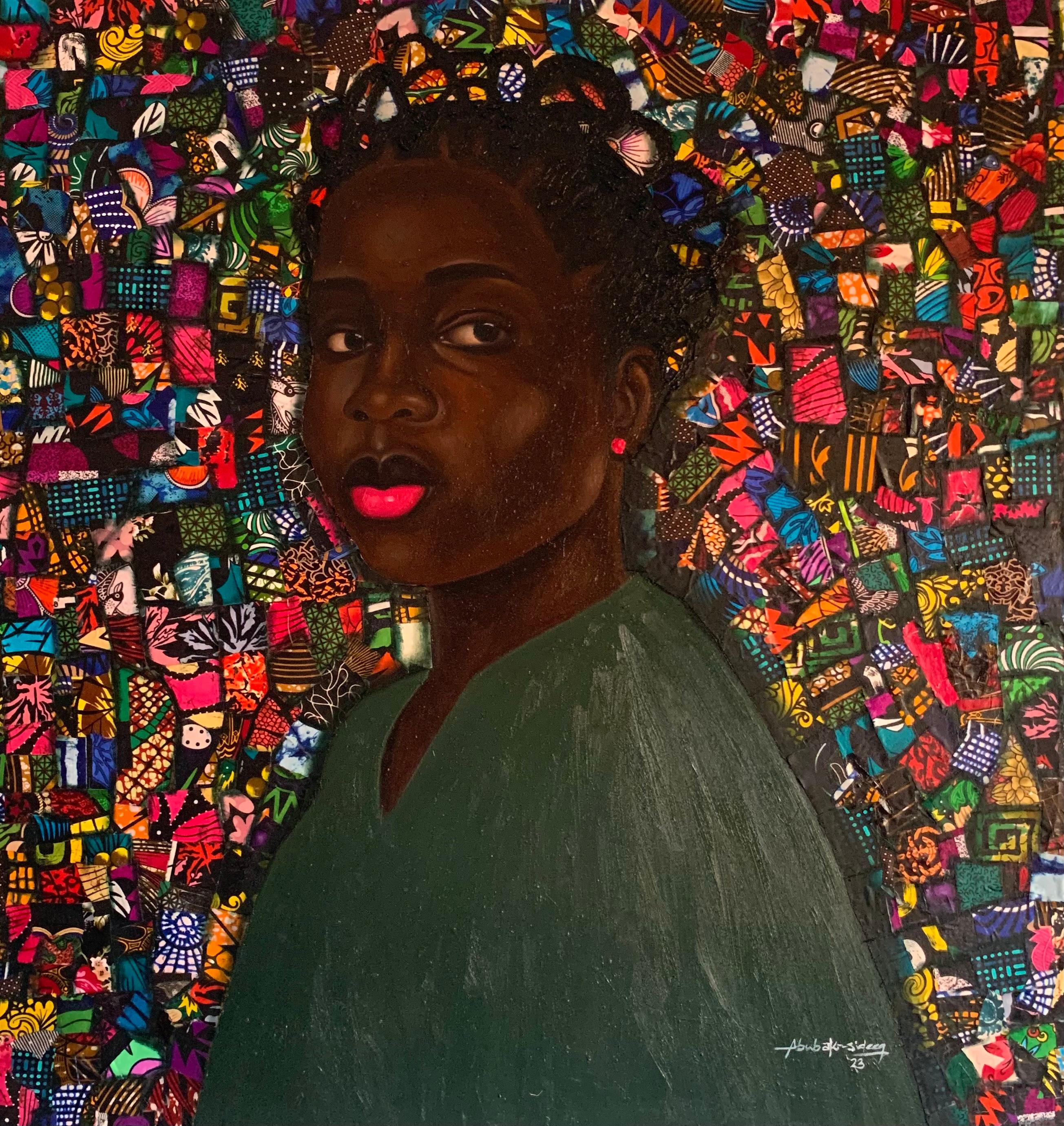 Bakare Abubakri-sideeq Babatunde Portrait Painting - Ray of Hope