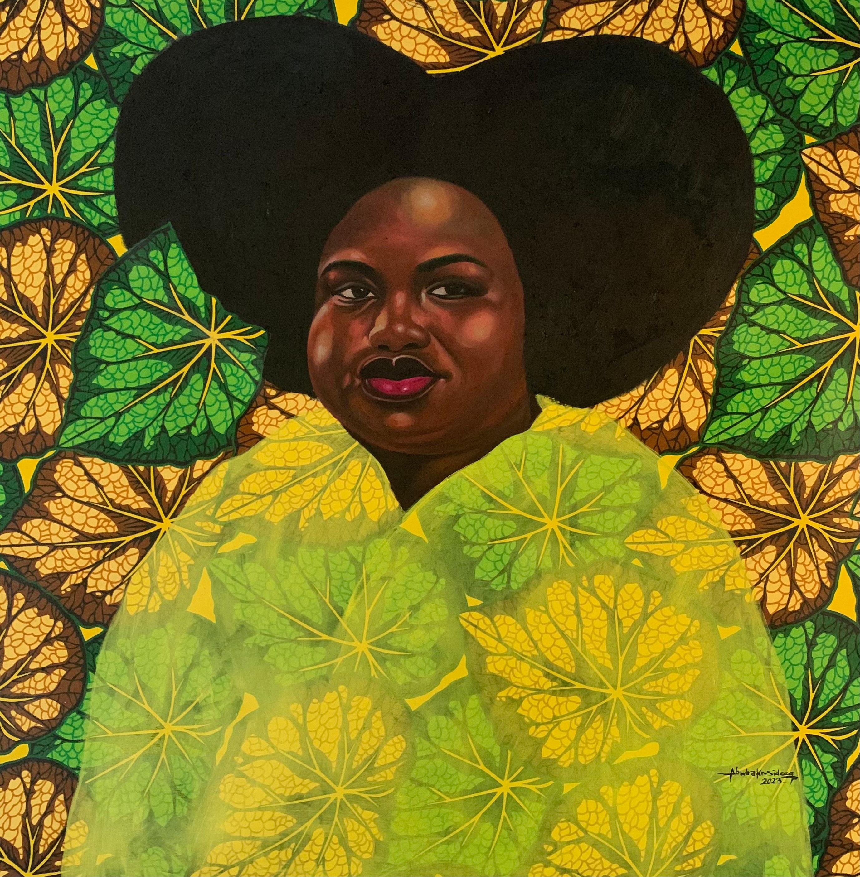 Bakare Abubakri-sideeq Babatunde Portrait Painting - Resilient Beauty