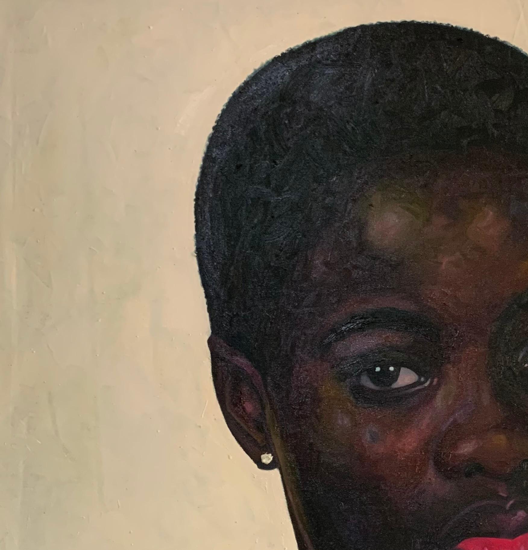 Anima incatenata - Painting di Bakare Abubakri-sideeq Babatunde